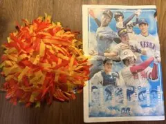 巨人 ジャイアンツ ミニポンポン 青春ジャイアンツ 応援グッズ 8/5来場者配布