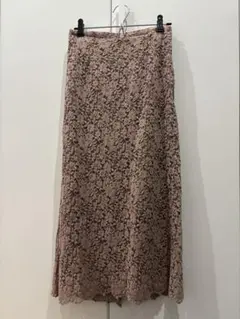 GREEN LABEL RELAXING レーススカート ベージュ　Sサイズ36
