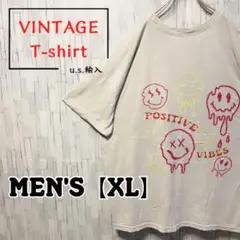 【US輸入】POSITIVE VIBES ヴィンテージ　プリントTシャツ