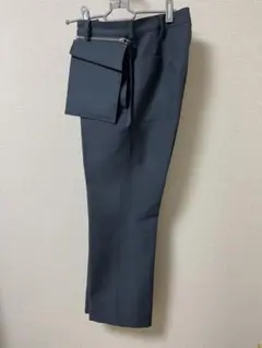 美品 ポートヴェル リフレクター ツイード パンツ 黒 スラックス トラウザー 美品 ポートヴェル リフレクター ツイード パンツ 黒 スラックス