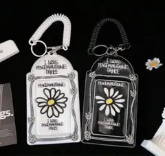 白1個　G-DRAGON DAISYパスケース定期入れストラップ付き