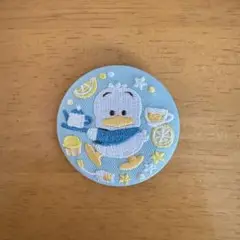 サンリオ 刺繍缶バッチ ランダム あひるのペックル