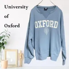zB598【F】University of Oxford スウェット 裏起毛