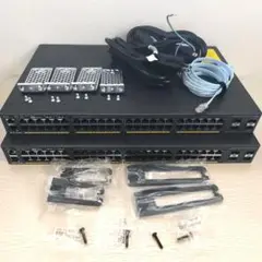 2台セットCisco Catalyst WS-C2960X-48TS-L初期化済