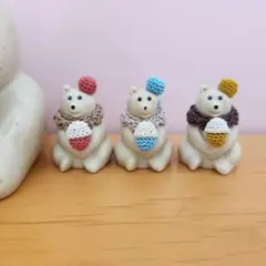 しろくま貯金箱 秋4 ガチャ お着替えセット