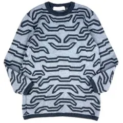 u003cパリ購入u003e フランス製 80s GIVENCHY 総柄 ニット L