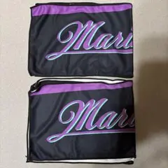 千葉ロッテマリーンズ　ブラックサマー　冷感タオル　クールタオル　2枚セット