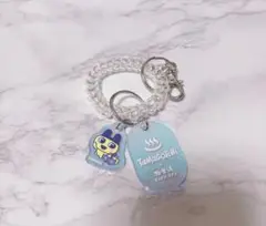 たまごっち 極楽湯 まめっち ロッカー風アクリルキーホルダー