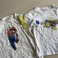 UNIQLO スプラトゥーン&マリオ Tシャツ 120cm 2枚セット