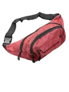 【4ポケット】新品 3WAYボディバッグ 撥水加工 前後掛け/ウエスト対応