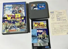 良品・ハガキ付き　ヴァーチャレーシング　メガドライブソフト