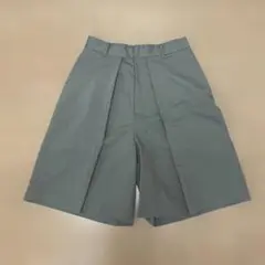 KBF グレー プリーツ入り キュロットパンツ Size One