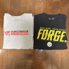 アメカジ　Tシャツ XL〜2XL 2枚セット　まとめ売り　アンダーアーマー等