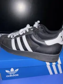 【未使用】adidas Superstar black