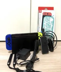 Switch 本体 【バッテリー強化版】　純正カバー、保護フィルム付
