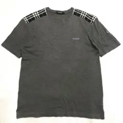 美品 BURBERRY BLACK LABEL ノバチェック Tシャツ 3(L)