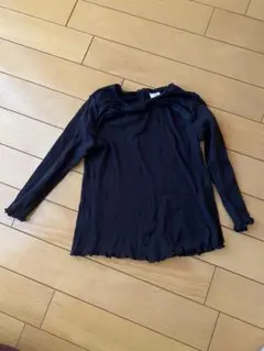 H&M 黒 長袖カットソー 85〜95サイズ