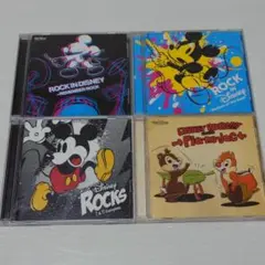 Disney Rocks＆ROCK IN DISNEY CD 4枚セット
