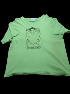 Rear End Rudy Tシャツ ライムグリーン　古着　ビックシルエット