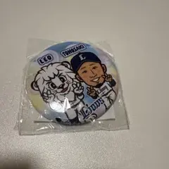 埼玉西武ライオンズ　LIONS レオ 外崎選手 缶バッチ