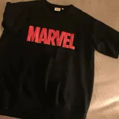 MARVEL ブラックロゴ夏物トレーナーMサイズです！