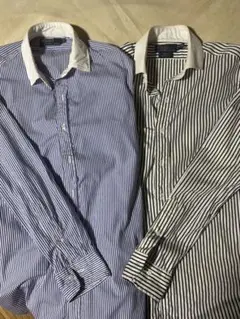 Polo by Ralph Lauren ストライプシャツ 2枚セットプレス無し