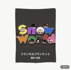 【再入荷♡】No.5 SnowMan フランネル ブランケット 80×120