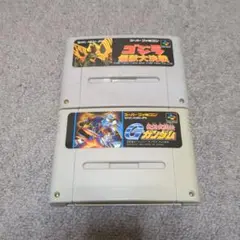 スーパーファミコン ゴジラ怪獣大決戦　機動武闘伝ガンダムG　セット