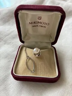 ミキモト　パール　ネクタイピン　タイタック