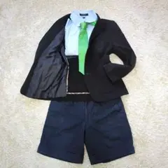 バーバリー 男の子 130 卒園式 入学式 卒服 セットアップ 完品 ママ