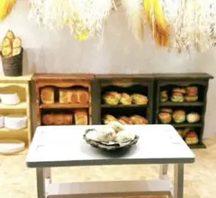 【ミニチュア パン】Theかご盛りメロンパン。