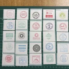 大阪　関西万博　コモンズDスタンプシール25カ国