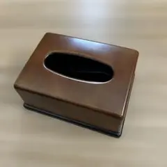 ブラウン ポケットティッシュボックス