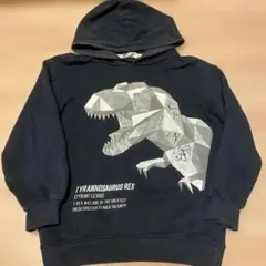 H &M 恐竜　フード付きパーカー　140