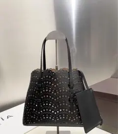 アライア　mina25 トートバッグ　2way ショルダーバッグ　ブラック