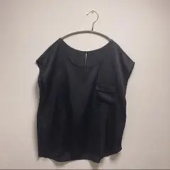 トップス　ブラウス カットソー ノースリーブ ブラウス　豹柄　レオパード