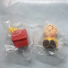 スヌーピー PEANUTS ライトマスコット チャーリーブラウン　ウッドストック
