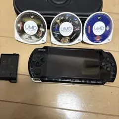PSP3000本体 ジャンク品 とソフト3本