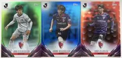 toppsＪリーグ2024 京都サンガ シリアル2枚　パラレル1枚