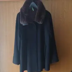 K.T アンゴラ混Aラインショートコート