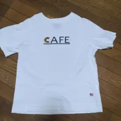 GUARANTEED CAFEロゴ Tシャツ ホワイト