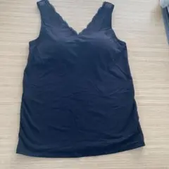 ユニクロ UNIQLO レースVネックブラタンクトップ