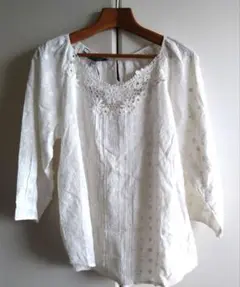 LAURA ASHLEY ホワイト チュニック