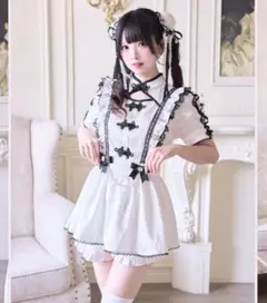 No genki チャイナ風ワンピースセットアップ Nogenki