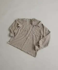 （値下げ）メンズ チェックシャツ 長袖 秋服 AMOLE AuntieRosa