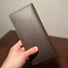24時間以内発送　新品未使用　エルメス定番素材　薄型長財布　ブラウン