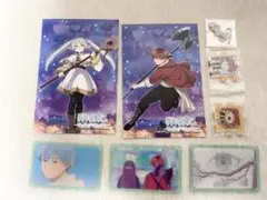葬送のフリーレン展 ポストカード　クリアカード　 アクリルパズルキーホルダー