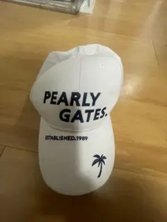 PEARLY GATES キャップ ホワイト 1989年設立