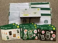 スターバックス トートバッグ　ランチョンマット 全2種×3 ステッカー全3種×3