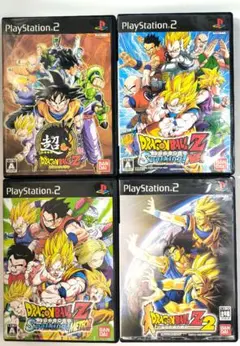 ドラゴンボールZ PS2ソフト ４本セット